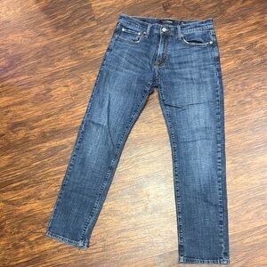 Lucky Brand Men's Dark Blue Straight Jeans